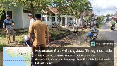 Pemdes Guluk-Guluk Lakukan Kegiatan Bersih-Bersih, Ini Pesan Kades Ach. Wail