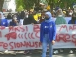 PMII Cabang Sumenep Kembali Kepung Mapolres, Massa Aksi: Percuma Lapor Polisi