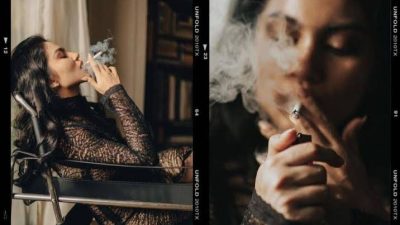 Gerakan Isap Sebatang Rokok Menyala, Ariel Tatum Kembali Jadi Sorotan Publik