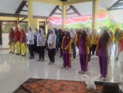 Kecamatan Guluk-Guluk Juga Gelar Senam DKAI Untuk Para Guru TK,KB dan RA