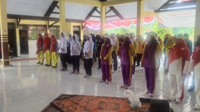 Kecamatan Guluk-Guluk Juga Gelar Senam DKAI Untuk Para Guru TK,KB dan RA