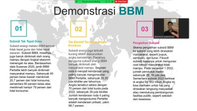 Aktivis Milenial Sayangkan Demo BBM Mahasiswa Kering Kajian Akademik