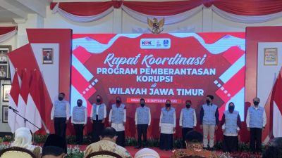 Gubernur Khofifah Kukuhkan Jatim PAK, Badrul: Pemberantasan Korupsi Perlu Keterlibatan Semua Elemen Masyarakat