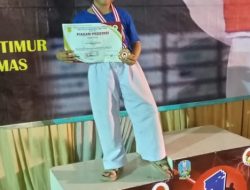 Lagi, Siswi SDN Pordapor II Anentrit Elizha Iskandar Boyong Medali Kejuaraan Karate Tingkat Jawa Timur