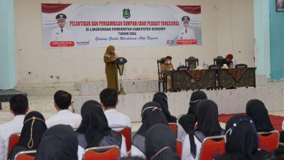 Ambil Sumpah Jabatan Fungsional di Lingkungan Pemkab Sumenep, Wakil Bupati: Tingkatkan Kompetensi