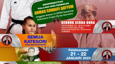 Kejuaraan Karate Open 2023 Se-Madura Plus Bakal Digelar di Kecamatan Guluk-Guluk, Catat Jadwalnya