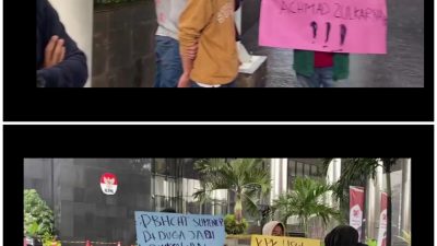 Diduga Ada Tindak Pidana Korupsi dan Pungli DBHCHT Kabupaten Sumenep, PPS Demo KPK