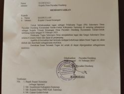 Mengejutkan, Ketua AKD Kabupaten Sumenep Posting Surat Perintah Tugas Plt Sekdes Payudan Dundang, Siapa Menjabat?