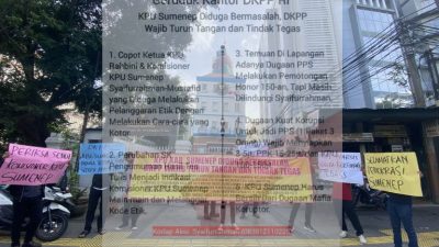 Tuding Melanggar Kode Etik, Jatim Progress Minta DKPP Periksa Anggota KPU Sumenep