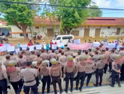 Merasa Dikriminalisasi HELLAT Unjuk Rasa PT. Garam