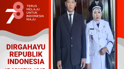 Sebagai Simbol Partisipasi, Kades Rombiya Timur Himbau Masyarakatnya Pasang Bendera Jelang Hari Upacara Bendera 17 Agustus