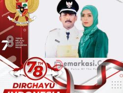 Momentum HUT RI ke-78, Pemdes Telaga Ganding Berkomitmen Melaju Untuk Indonesia Maju