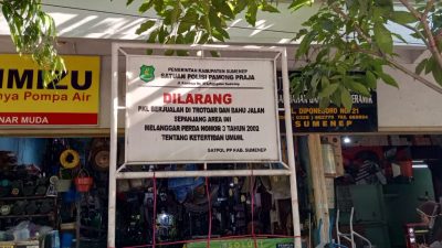 PKL Jalan Diponegoro Sumenep Melanggar Perda Tak Terbantahkan