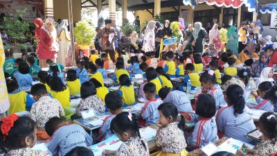 Lomba Mewarnai Dalam Rangka Memeriahkan HUT RI ke-78 Tingkat TK/RA dan PAUD KB se-Kecamatan Guluk-Guluk Tumpah Ruah