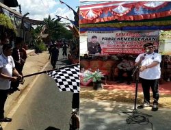 Lepas Pawai Karnaval Kemerdekaan RI ke- 78 di Rubaru, Ini Pesan Bupati Sumenep