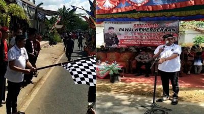 Lepas Pawai Karnaval Kemerdekaan RI ke- 78 di Rubaru, Ini Pesan Bupati Sumenep