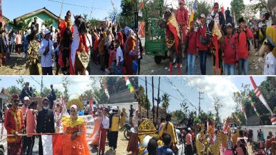 Selain Tumpah Ruah, Ada Hal Unik Dalam Pawai Karnaval HUT RI ke-78 Kecamatan Guluk-Guluk Tahun Ini