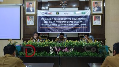 Pemkab Sumenep Gelar Workshop Collaborative Governance, Achmad Fauzi Wongsojudo Sebut Tiga Desa Jadi Pengembangan Percontohan Bumdes