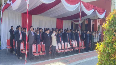 Peringati Hari Kesaktian Pancasila, Pemkab Sumenep Menggelar Upacara Bendera