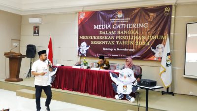 Media Gathering Kembali Digelar KPU Kabupaten Sumenep, Rafiqi: Media Siap Sukseskan Pemilu 2024