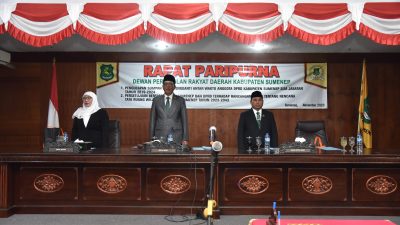 DPRD Bersama Bupati Sumenep Menggelar Rapat Paripurna Rancangan Perda RTRW 2023-2043