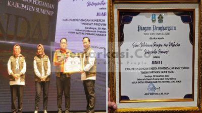 Tiga Penghargaan dari Pemprov Jatim Berhasil Diperoleh DKPP Kabupaten Sumenep, Arif Firmanto: Tetap Berbuat untuk Melayani Masyarakat