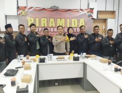 Kapolres Edo Ngobrol Santai Sambil Ngopi Bareng dengan DPC AWDI Kabupaten Sumenep, Ini Tujuannya