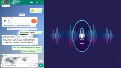 Kades Jaddung Diduga Intervensi dan Ancam Ketua PPS Dalam Voice Note