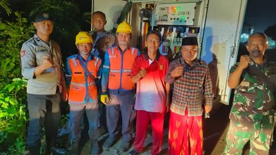 Forkopimcam Guluk-Guluk Hadir di Tengah-tengah Masyarakat, Blokir Jalan dan Lampu Padam Berhasil Diselesaikan