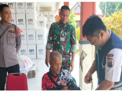 Cek Petugas Pengamanan di PPK, Polres Sumenep Terjunkan Dokkes