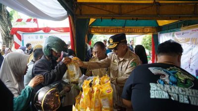 Dalam Rangka Stabilisasi Pasokan dan Harga Pangan di Sumenep, DKPP Gelar Gerakan Pangan Murah