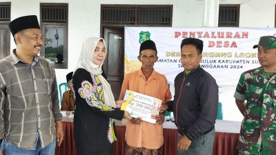 Menjelang Idul Fitri 1445 Hijriyah, Pemdes Ketawang Laok Salurkan BLT DD Tahap Pertama