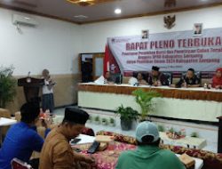 KPU Sampang Gelar Rapat Pleno Terbuka Penetapan Perolehan Kursi Calon Anggota DPRD Terpilih