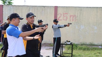 Polres Sumenep Gelar Latihan Menembak bersama CJS