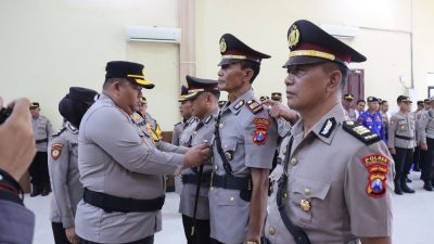 AKBP Jazuli Dani Iriawan Pimpin Sertijab Dua Pejabat Utama Polres Pamekasan