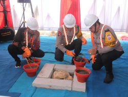 Kapolda Jatim Letakkan Batu Pertama Gedung Satya Haprabu Polres Sumenep