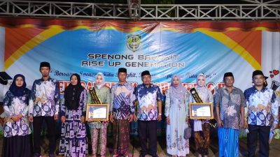 SMP Negeri 1 Nonggunong Gelar Prosesi Pelepasan Siswa Kelas Akhir, Junaidi: Jadilah Pribadi Berintegritas