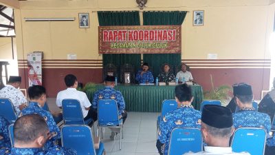 Muhammad Sidqi, Camat Guluk-Guluk Pimpin Rakor Pembentukan Panitia HUT RI ke-79 2024