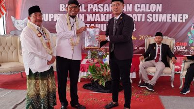 KPU Kabupaten Sumenep Secara Resmi Terima Berkas Pendaftaran Bapaslon FAHAM