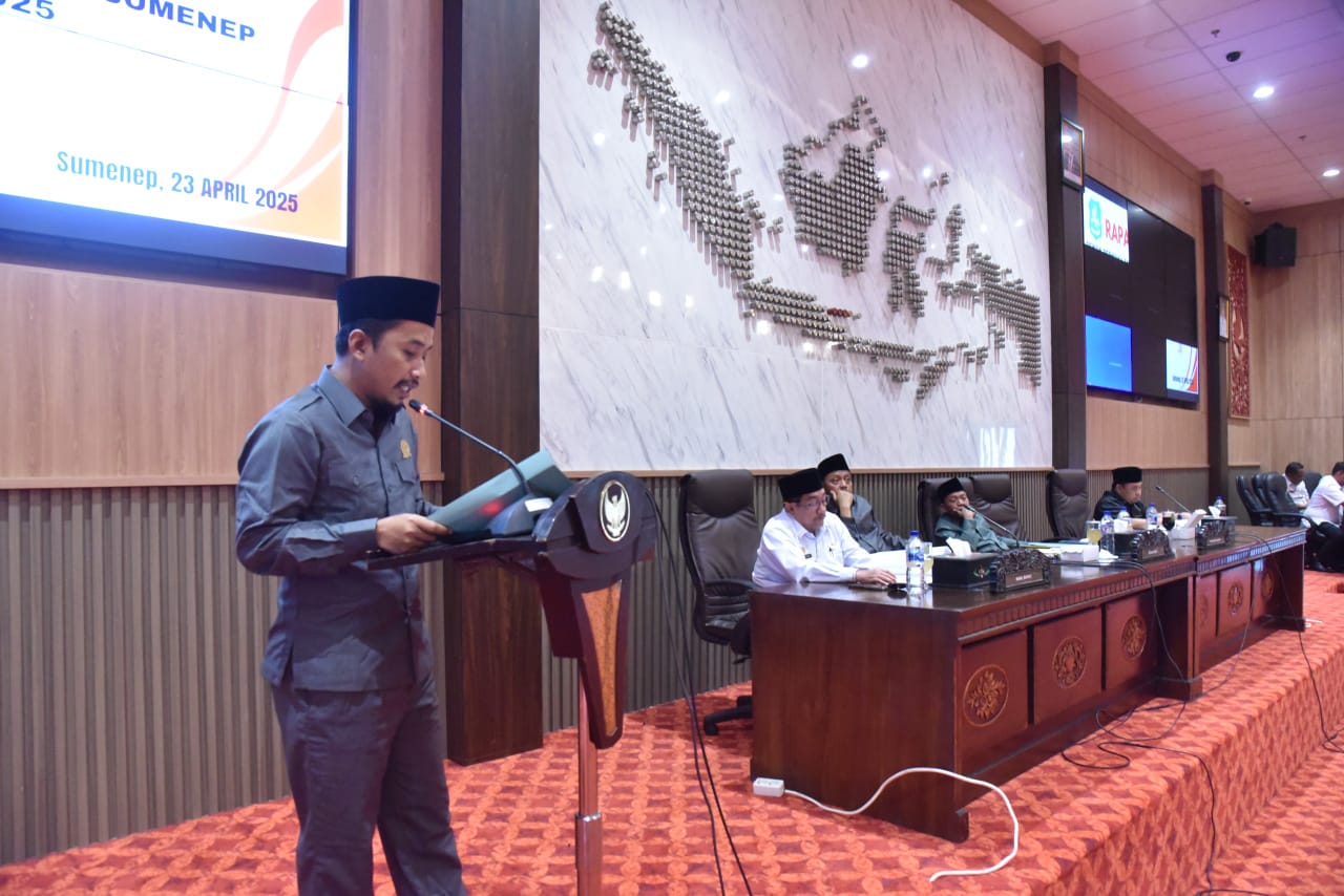 DPRD Sumenep Sampaikan Laporan Hasil Serap Aspirasi Masa Reses II Tahun 2025
