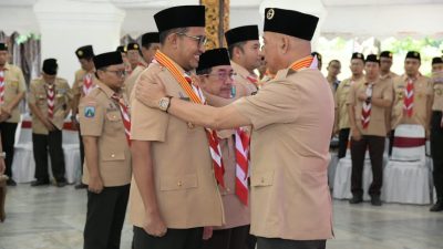 Dilantik Sebagai Ketua Mabicab Gerakan Pramuka, Achmad Fauzi Wongsojudo: Pramuka Tembok Terakhir Moral Bangsa