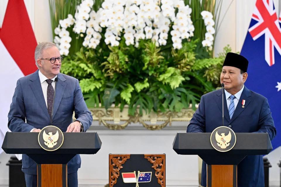Presiden Prabowo dan PM Albanese Perkuat Kemitraan Indonesia-Australia