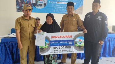 BLT DD Periode Mei-Juni 2025 Disalurkan Kepada Warga Guluk-Guluk