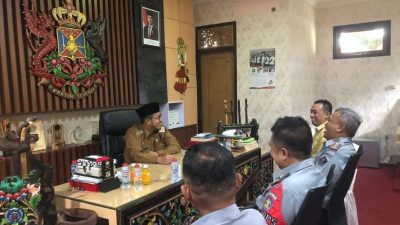 Bupati Fauzi Sambut Hangat Jajaran Rutan di Kantor Pemkab Sumenep