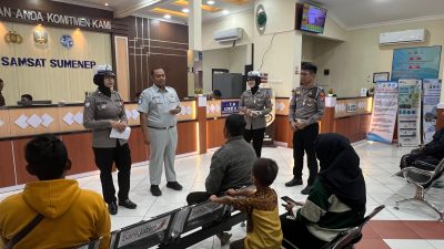 Lewat Samsat, Kasat Lantas Polres Sumenep Bangkitkan Kesadaran Warga soal Bahaya Laka Lantas