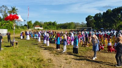Senam Massal Jadi Pembuka Rangkaian Acara Peringatan HUT ke-80 RI di Kecamatan Guluk-Guluk