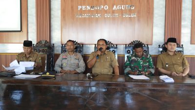 Panitia HUT ke-80 RI Kecamatan Guluk-Guluk Menggelar Rakor Persiapan bersama Seluruh Elemen Masyarakat