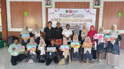Ketua HIMPAUDI Beri Apresiasi Lomba Menempel dan Mewarnai Peringatan HUT ke-80 RI di Kecamatan Guluk-Guluk