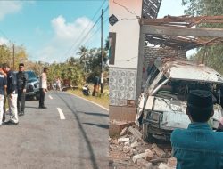 Tim Polda Jatim Olah TKP Mobil Meledak di Ambunten Sumenep