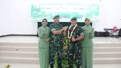 Acara Pisah Sambut Digelar, Tongkat Komando Kodim 0827 Sumenep Resmi Berganti